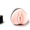 Masturbator Z Wibracją Wagina Cyberskóra Ładowany Usb  Złoty
